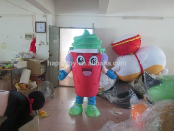 Halloween carnival costume advertise ice cream mascot costume for sale