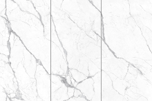 Forged marble Italian fish belly white