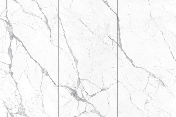 Forged marble Italian fish belly white