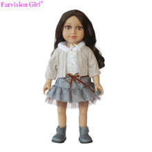 Hot sale 18 inch soft toy for baby girl vinyl doll cloth doll