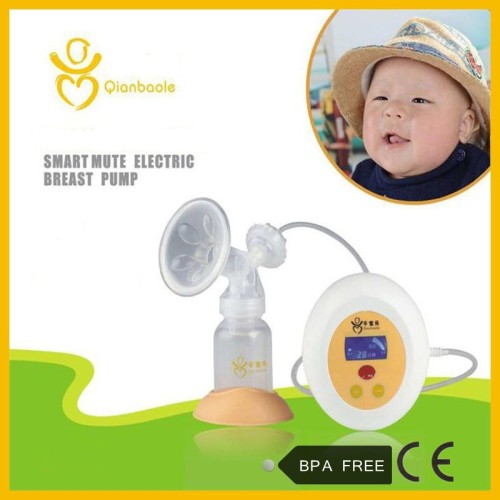 Qianbaole LED screen electric vacuum pump breast breastfeeding pumps