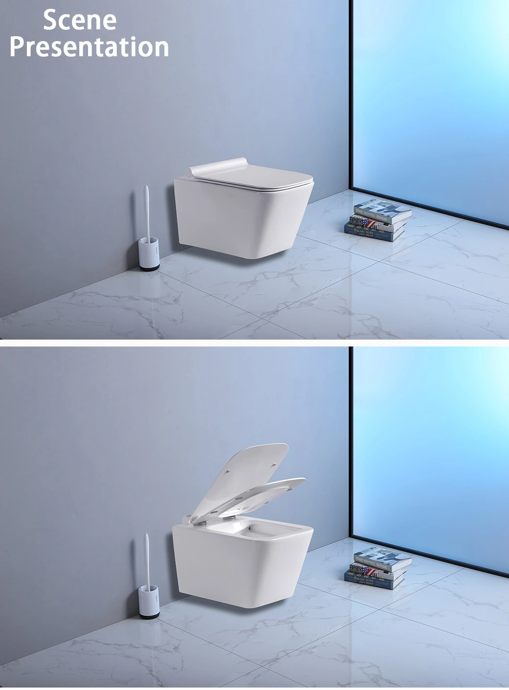 Modern European Design Wall-Hung Toilet Bath Toilet