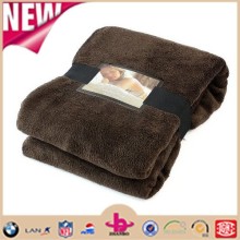 Snuggle Touch Microfibre Polyester Throw Chocolate 140x180cm BRAND NEW