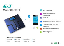 bluetooth body scale smart body scale app