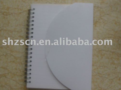 Note book plastic cover/spiral exercise book