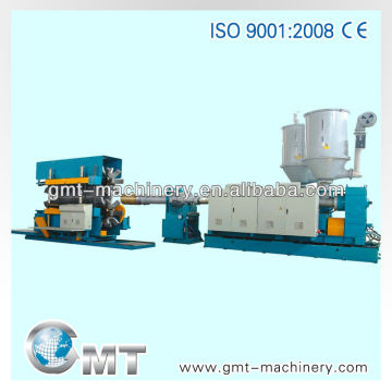 HDPE double wall corrugated pipe extruder