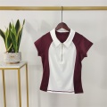 Cămăși de călărie în Burgundie Half Zip Equestrian Base strat de bază