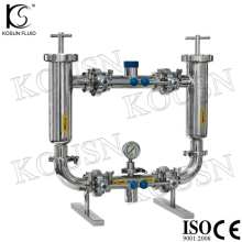 Food grade stainless steel duplex strainer