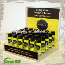 Beelove Acrylic Display Holder Clear Acrylic Lipstick Stand Counter Display