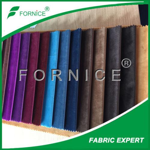 china manufacture polyester micro soft burnout plain velvet fabric for curtain