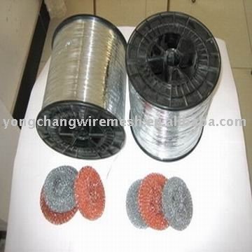 Galvanized Scourer Wire
