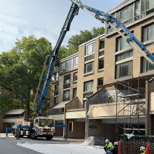 Mobile Hydraulic Construction Machine: Concrete Placing Booms and Spreaders with Wheels for Sale