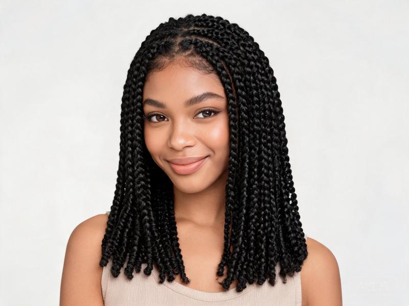 Natural Black Crochet Hair Braids