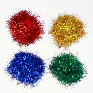 Jumbo glitter pompom for decoration