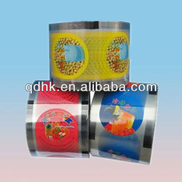 food packaging plastic roll film/food grade plastic film roll/plastic film roll