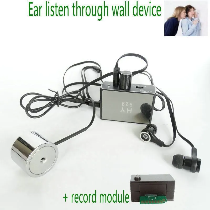 Hy929 Listen Bug Digital Voice Recorder Wall Audio Monitoring Ear Listen Bug Device