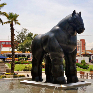 Outdoor Garden Animal Bronze Famous Horse Sculptures