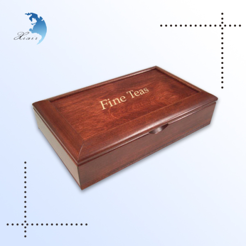 Promotional good quality wood tea box packaging