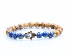 Hamsa hand gemstone bracelets trendy bracelets jewelry