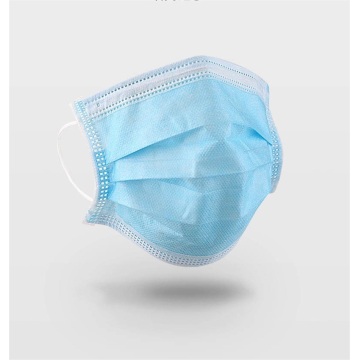 Masker Wajah Bedah 3-Ply Tanpa Tenunan dengan EarLoop