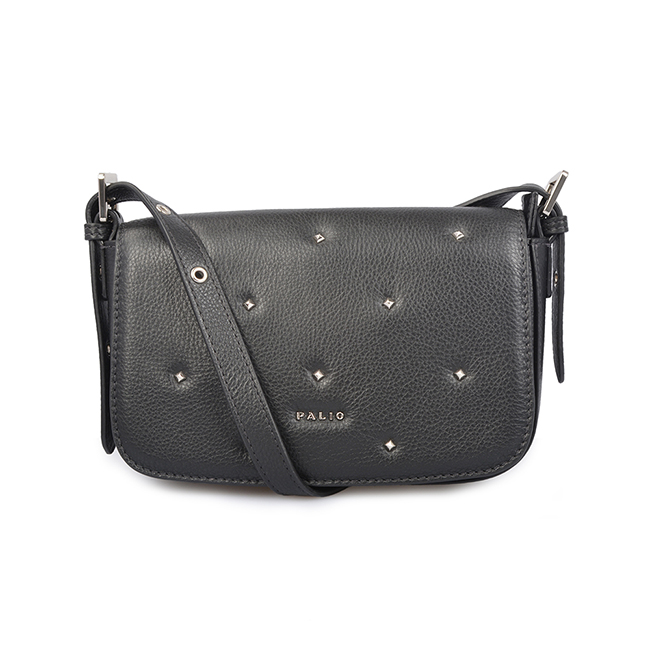 simple bright leather shoulder crossbody bag