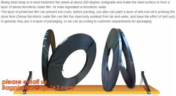Bluing steel strapping Painted steel strapping Primary color steel strapping Galvanized steel strapping Punched steel strapping