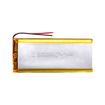 3.7v 5000mah lithium polymer battery with TUV-UL1642