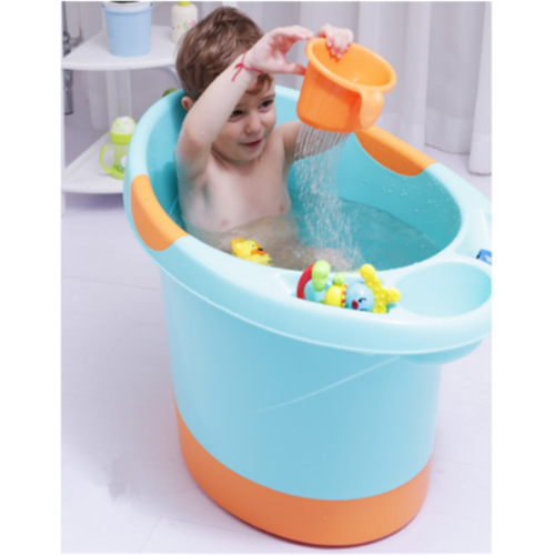 Plastikbabytiefenbadewanne, die Wanne besitzen, entwarf