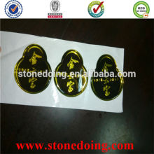 Gold Stamping PP Epoxy Dome Sticker Labels