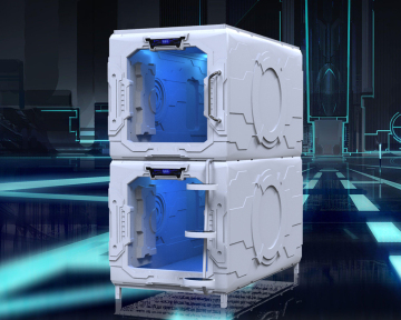 Cube Box Sleeping Pod: Vertical Capsule Bed for Apartments