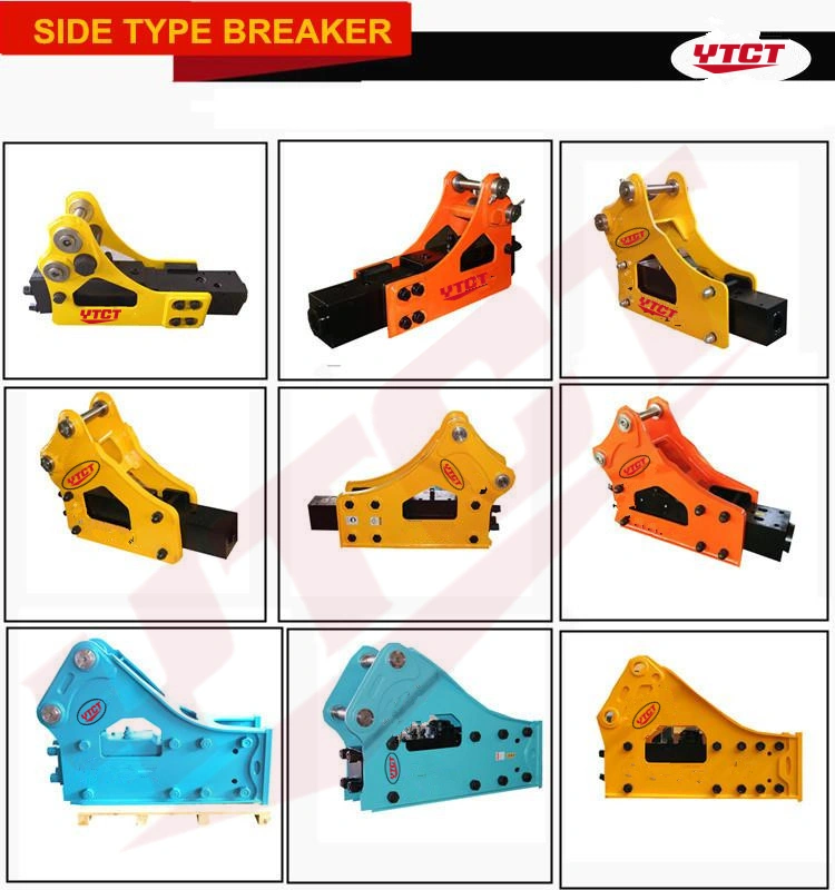 Side/Top/Box Silenced Type Hydraulic Rock Breaker