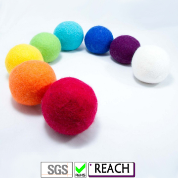 Colorful felt ball