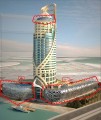 Rivestimento di alluminio solido Birdnest di Doha Falcon Torre 4mm