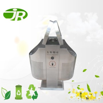 outdoor ss recycling bins with ashtray for sale