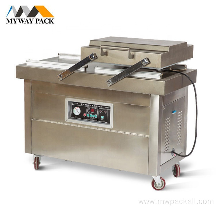 Double chamber vacuum sealer machine