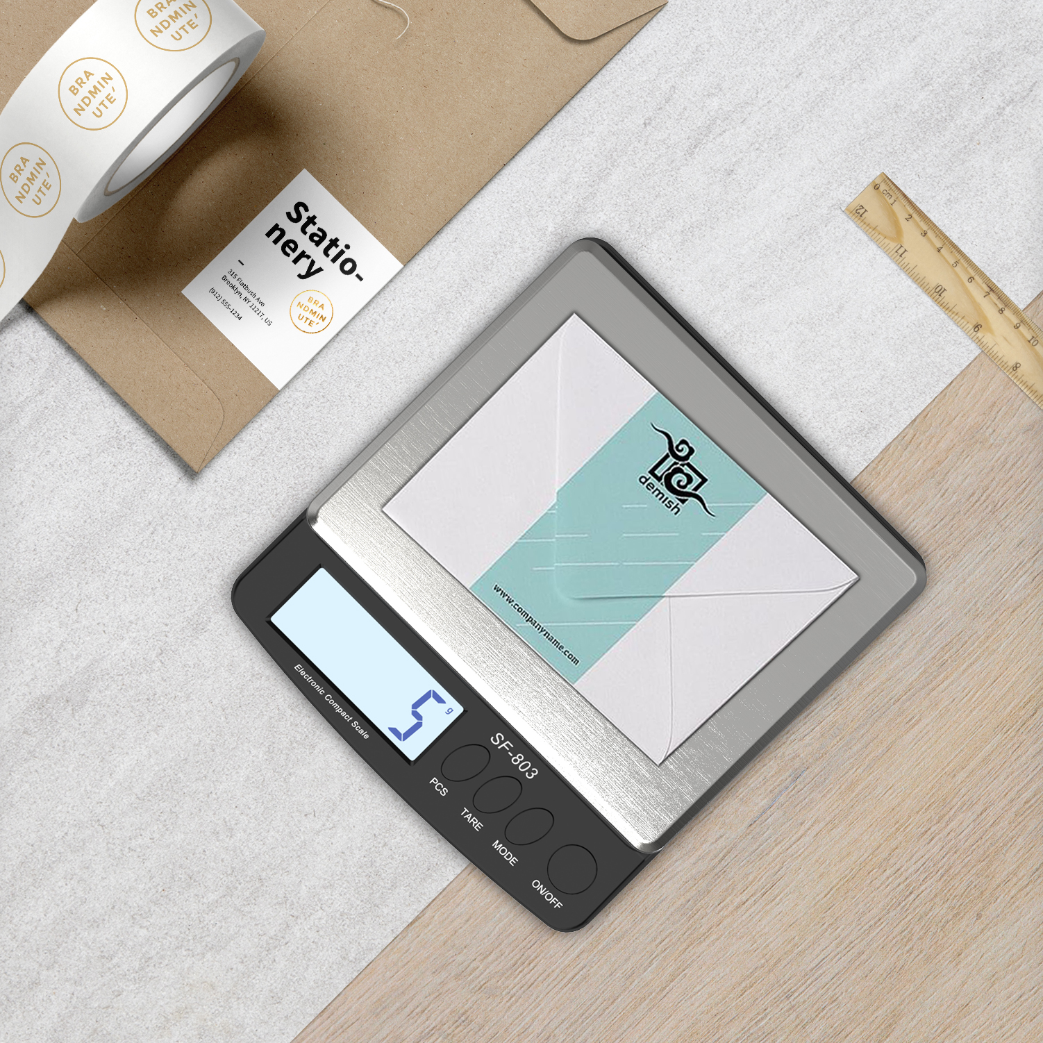 SF-803 30KG Digital Postal Scales LCD Screen Display Plastic Office Shipping Scales