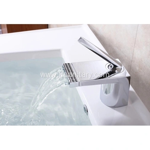 Waterfall Basin Faucets Chrome Brass And Glass