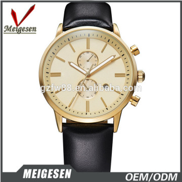 factory customize OS movement double timers men wrist watch