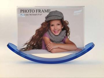 Blue Personalized Acrylic Photo Frame