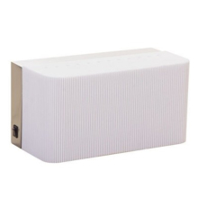 White Pleated Half Shade Headboard Wall Sconce for Marriott Courtyard Inn