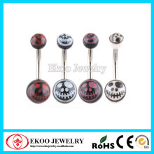 UV Ghost Belly Ring Body Jewelry Display