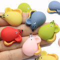 100 piezas de animales de dibujos animados cabujón de resina con espalda plana Kawaii ratón cabujones con espalda plana DIY para la decoración del álbum de recortes del centro del lazo del pelo