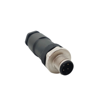 Field Wireable Spliter M12 Male Connector