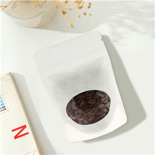 coffee bean bag clear 250g