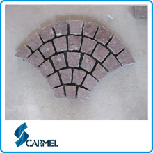 Dayang Red Granite Fanshaped Paving Stone