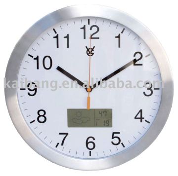 LCD temperature Big Atomic wall clock