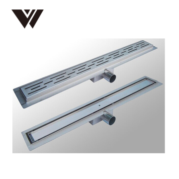 9 Gal/min RVS Linear Shower Channel Drains 60cm