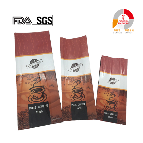 Bolsa de sellado de café de diseño de café de impresión personalizada de plástico