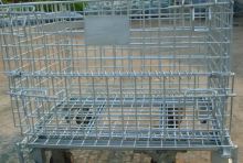 Storage Rack Foldable Wire Mesh Container