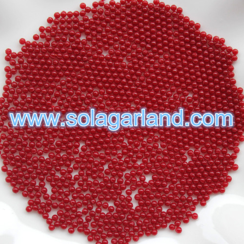 2 MM 2.5 MM 3 MM Microbead Miniature Perline Acrilico Rotondo Piccolo Senza Foro Perline